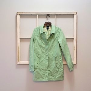 Classic Gap Raincoat Trench - Mint - Sz M